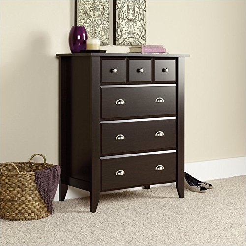 SAUDER SHOAL CREEK 4DRAWER CHEST, JAMOCHA WOOD FINISH GTIN/EAN/UPC 42666102032 Cadastro de