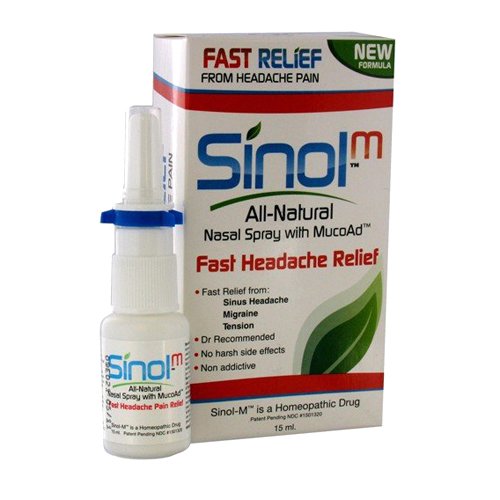 SINOL HEADACHE RELIEF SPRAY, MIGRAINE CLUSTER TENSION (15 ML) GTIN