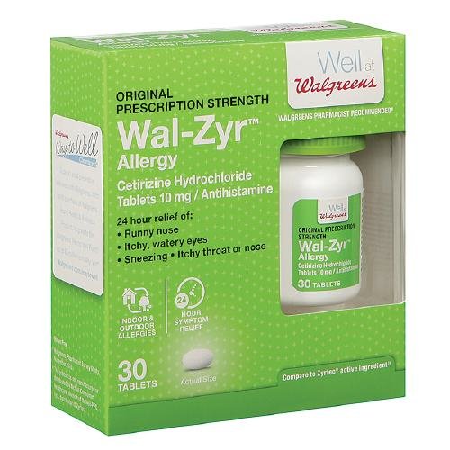 WALGREENS WALZYR ALL DAY ALLERGY TABLETS 30 EA GTIN/EAN/UPC
