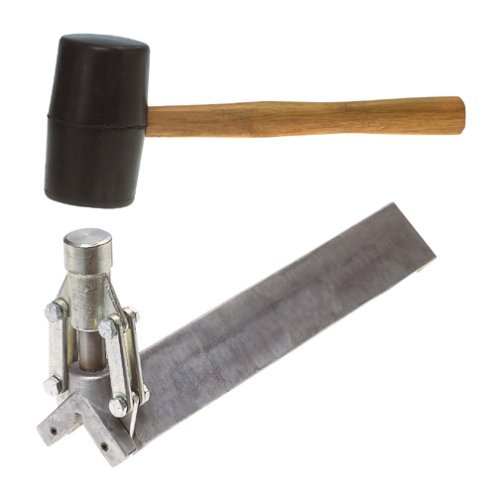 WARNER TOOL 11/4INCH CORNER BEAD CRIMPER WITH RUBBER MALLET 338