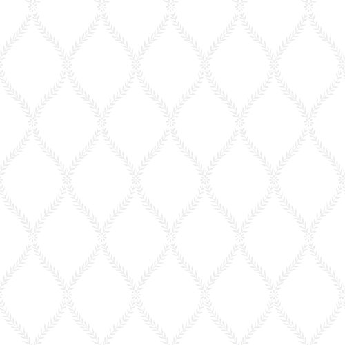 GALERIE WALLCOVERINGS VINTAGE ROSE G45056 WHITE WITH GREY FLORAL