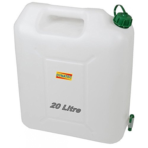 20 LITRE PLASTIC JERRY CAN & POURING TAP WATER CONTAINER CARRIER BOTTLE
