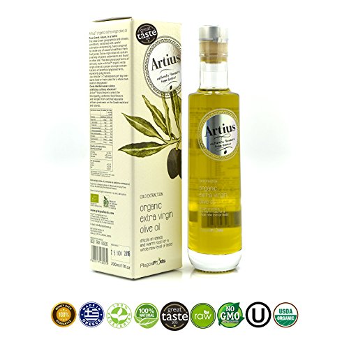 PURE GREEK ORGANIC EXTRA VIRGIN OLIVE OIL (KOSHER) ARTIUS GREAT TASTE