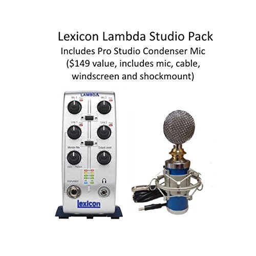 LEXICON LAMBDA USB AUDIO INTERFACE/MIDI INTERFACE WITH PRO STUDIO