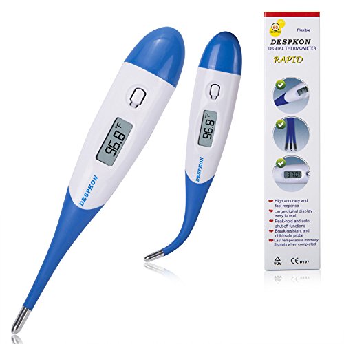 DIGITAL MEDICAL INFANT ORAL THERMOMETER USE QUICK READ WITH FLEXIBLE
