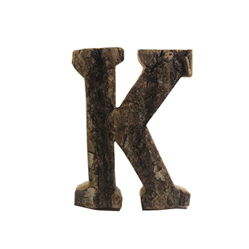 VINTAGE WOOD ALPHABET LETTERS WALL SIGN WOODEN LETTER 'K' HANGING SIGN