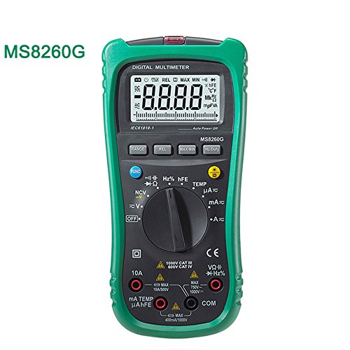 GENERIC MS8260G AUTO RANGE DIGITAL MULTIMETER OHM VOLTAGE AND CURRENT CAPACITANCE FREQUENCY