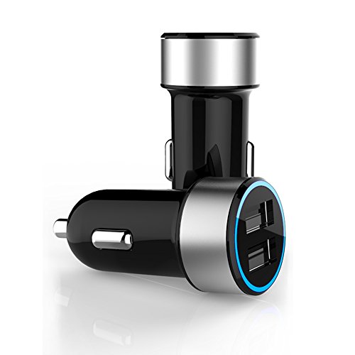 DUAL PORT RAPID (OUTPUT 5V/2.4A) USB CAR CHARGER FOR IPHONE 6/6 PLUS/5S