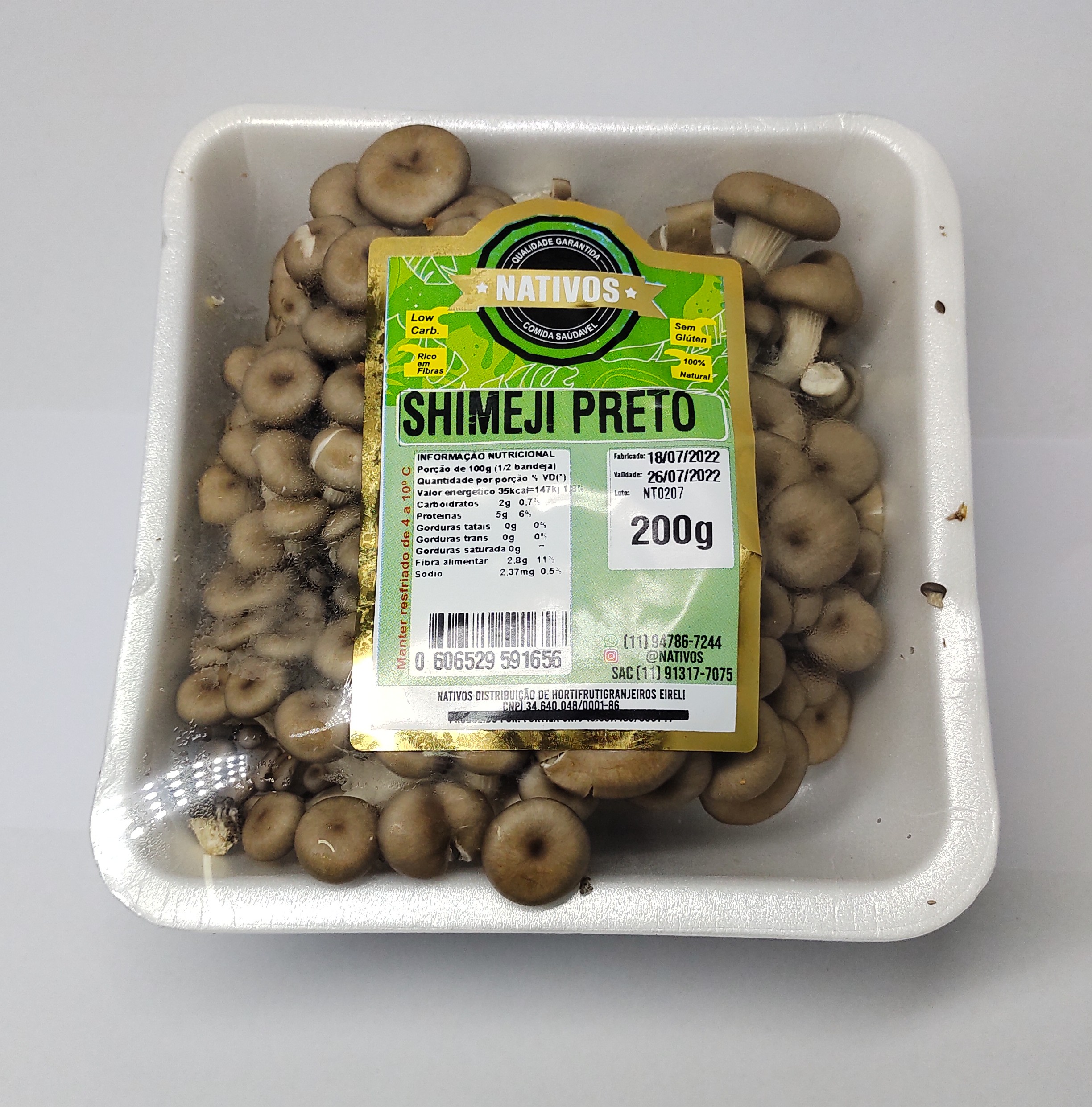 SHIMEJI PRETO NATIVOS 200G GTIN/EAN/UPC 606529591656 Cadastro de