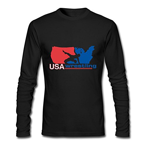 MEN'S USA WRESTLING LOGO LONG SLEEVES TSHIRT GTIN/EAN/UPC