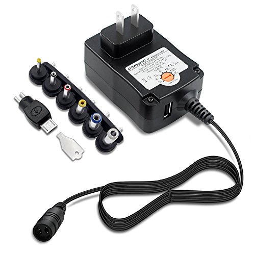 POWSEED 24W REGULATED 5V15V MULTIVOLTAGE WITH 5V USB PORT POWER