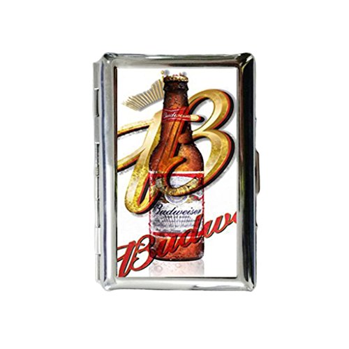 BUDWEISER AMERICAN LAGER BEER CUSTOMIZE PERSONALIZED CLASSIC SILVER