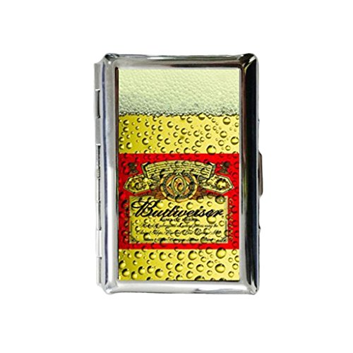 BUDWEISER AMERICAN LAGER BEER CUSTOMIZE PERSONALIZED CLASSIC SILVER