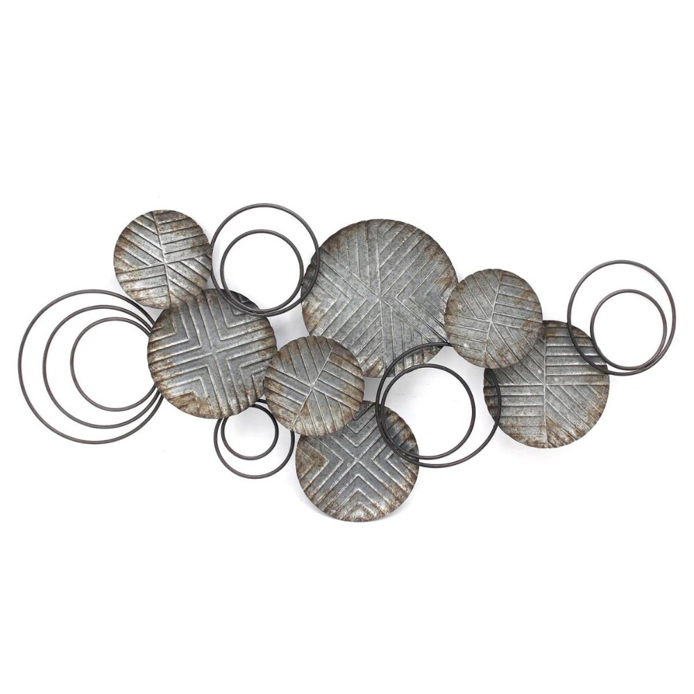 HOME ROOTS 321175 GALVANIZED PLATES WALL DECOR GTIN/EAN/UPC