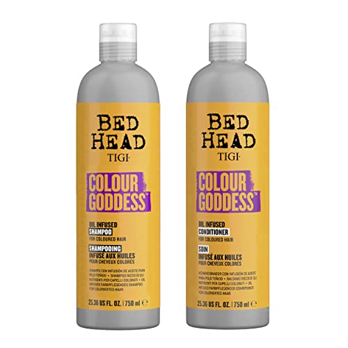 BED HEAD BY TIGI COLOUR GODDESS SHAMPOO AND CONDITIONER SET FOR