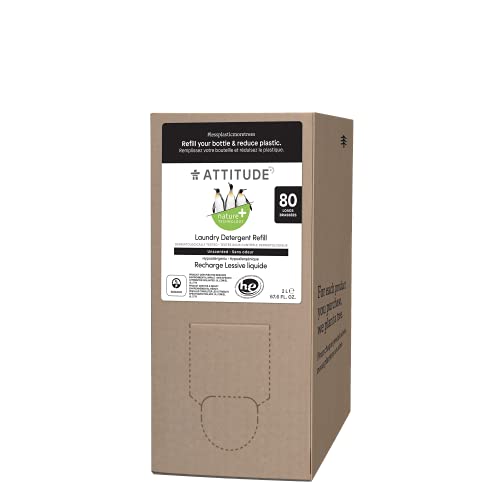 ATTITUDE NATURAL LIQUID LAUNDRY DETERGENT BULK REFILL PACKAGING