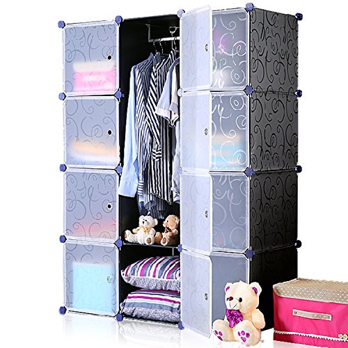 UNICOO MULTI USE DIY PLASTIC 12 CUBE ORGANIZER, BOOKCASE, STORAGE