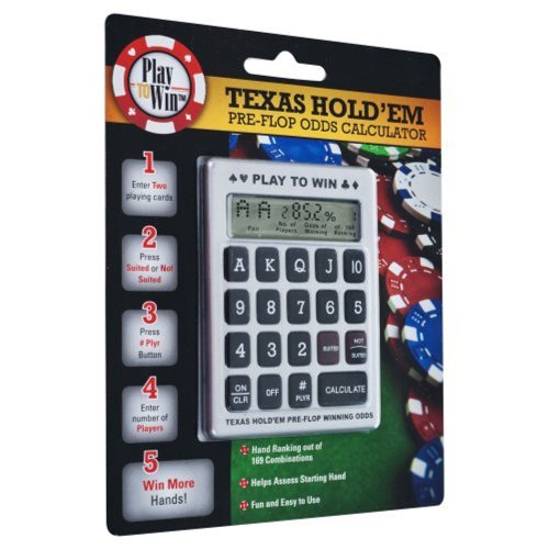 TRADEMARK TEXAS HOLD'EM PREFLOP WINNING ODDS CALCULATOR (SILVER