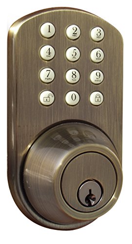 MILOCKS TF-02AQ DIGITAL DEADBOLT DOOR LOCK WITH ELECTRONIC KEYPAD FOR