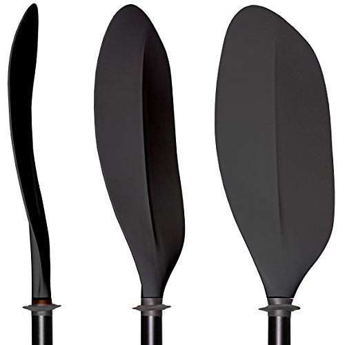 175 CM. KAYAK PADDLE CURVED BLADE 2PC WITH ALUMINUM SHAFT (BLACK) GTIN/EAN/UPC 638339248222