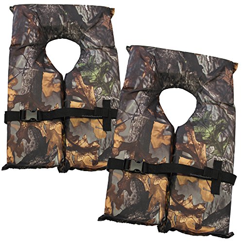 TYPE II CAMO HUNTING LIFE JACKET VEST PFD ADULT UNIVERSAL COAST