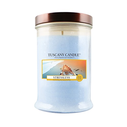 LANGLEY EMPIRE CANDLE TUSCANY, MOTTLED, BRONZE LID, 18OUNCE