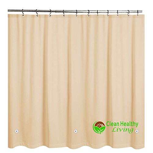 HEAVY DUTY PEVA SHOWER LINER / CURTAIN ODORLESS & ANTI MOLD (WITH
