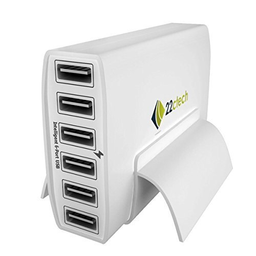 22CTECH, USB CHARGER, 6 PORT USB CHARGER, 60 WATT, POWERFUL, PORTABLE
