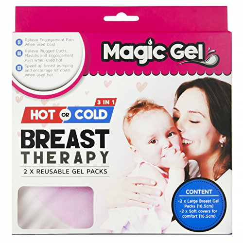PREMIUM BREAST HOT & COLD PACK BY MAGIC GEL. USE TO EASE SORE NIPPLES