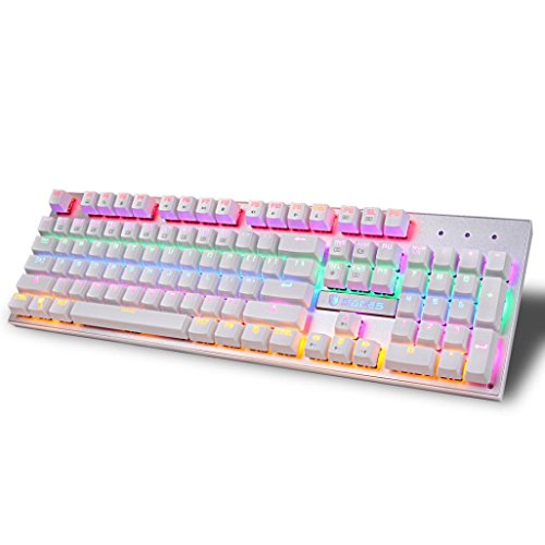 MECHANICAL KEYBOARD, KEEPFIT 104 KEYS WIRED ILLUMINATED COLORFUL LED