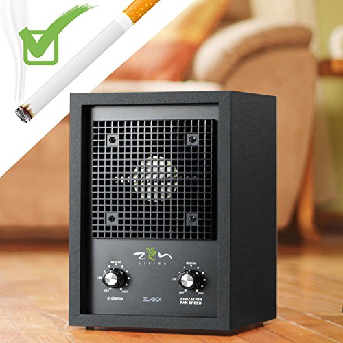 NEW LIVING ALPINE AIR PURIFIER IONIZER OZONE GENERATOR SMOKE ODOR