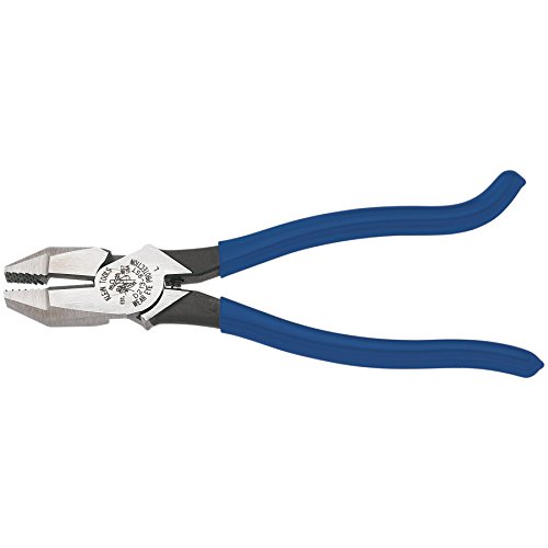 KLEIN TOOLS D2139NECR 9INCH HIGH LEVERAGE SIDE CUTTING AND CONNECTOR CRIMPING PLIER GTIN