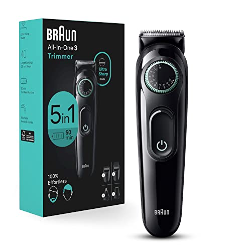 BRAUN ALLINONE STYLE KIT SERIES 3 3450, 5IN1 TRIMMER FOR MEN WITH