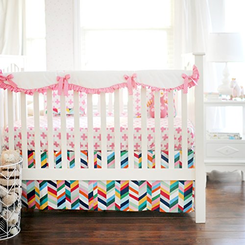 NEW ARRIVALS CRIB RAIL COVER, UPTOWN IN HOT PINK GTIN/EAN/UPC