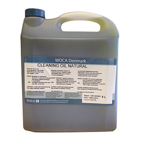 WOCA DENMARK END GRAIN WOOD FLOOR CLEANING OIL NATURAL 5 LITERS GTIN