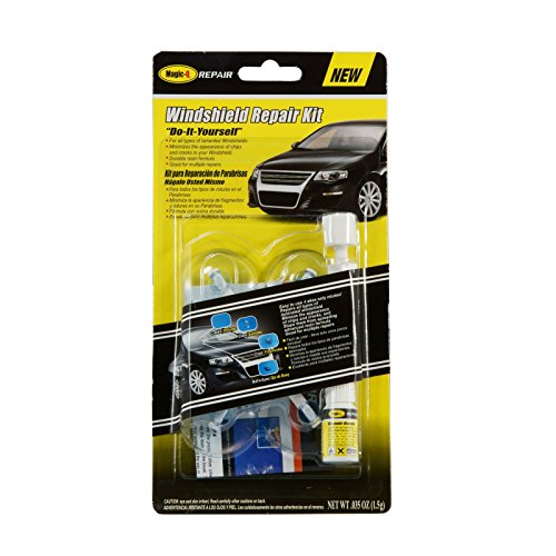 FIX A WINDSHIELD REPAIR KIT, FOR CHIPS, CRACKS, BULL'SEYES AND STARS