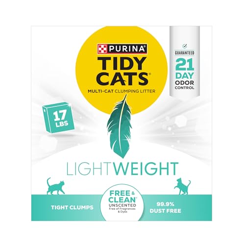 PURINA TIDY CATS LOW DUST CLUMPING CAT LITTER, LIGHTWEIGHT FREE & CLEAN