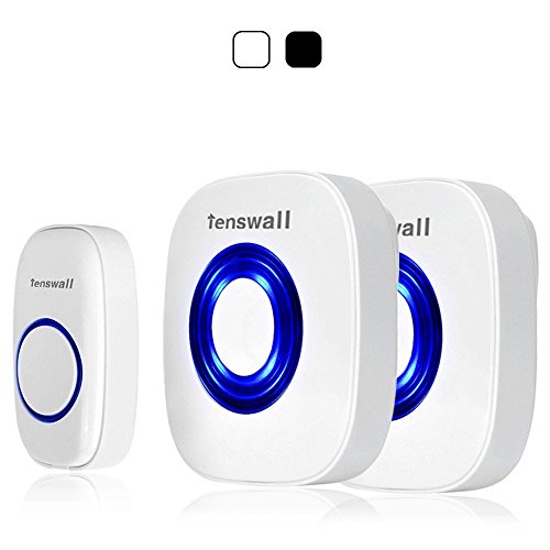 DOORBELL TENSWALL PORTABLE WIRELESS DOOR BELL 52 CHIME TONES OPERATING
