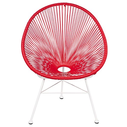 ACAPULCO LOUNGE CHAIR RED ON WHITE GTIN/EAN/UPC 712962406072