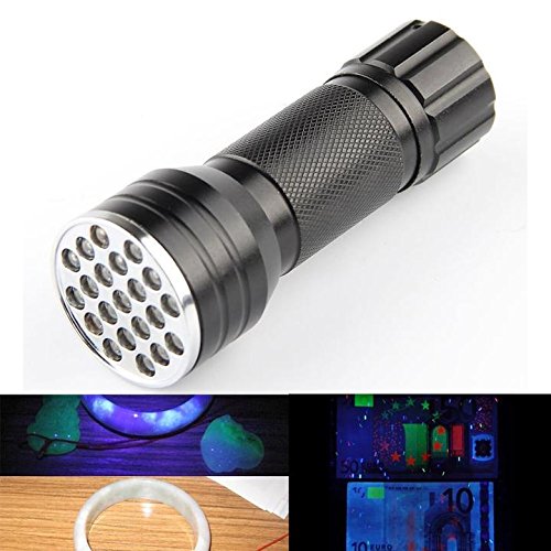 MINGDAK 395NM UV BLACKLIGHT BLACK LIGHT ULTRA VIOLET FLASHLIGHT PET DOG
