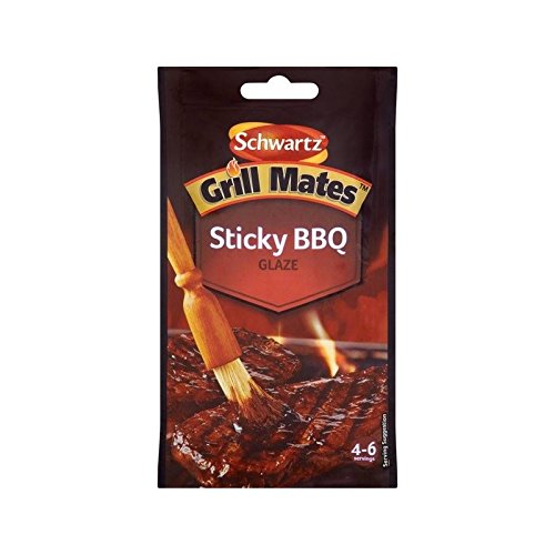 SCHWARTZ GRILL MATES STICKY BBQ GLAZE 75G GTIN/EAN/UPC 721866597557