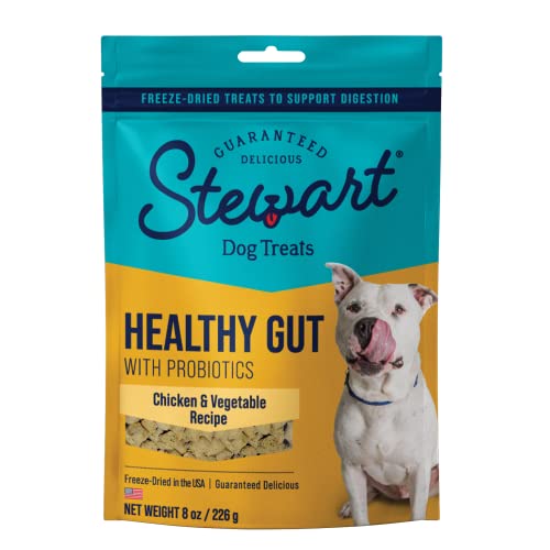 STEWART FREEZE DRIED DOG TREATS, HEALTHY GUT WITH PROBIOTICS FOR DOGS