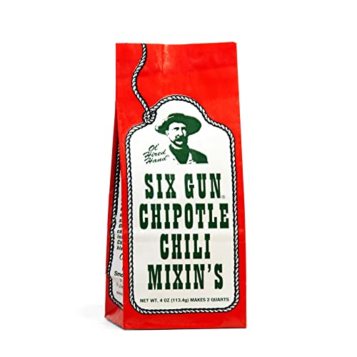 SIX GUN CHIPOTLE CHILI MIXINS, 4 OUNCE (PACK OF 2) GTIN/EAN/UPC