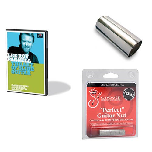 GUITAR TO SLIDE GUITAR CONVERSION PACK NUT CONVERSION, ALUMINUM