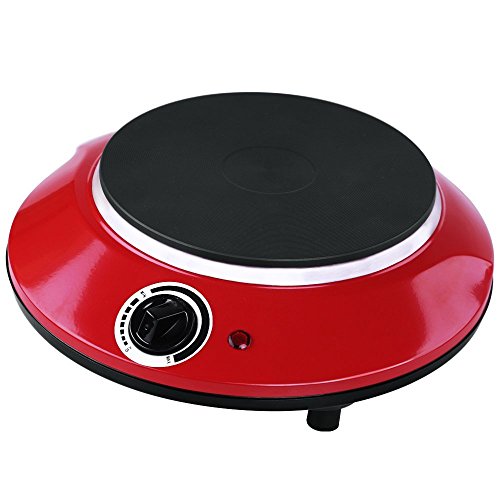 TECHWOOD ES3113 1000 WATT PORTABLE HOT PLATE, THERMOSTAT CONTROL KNOB