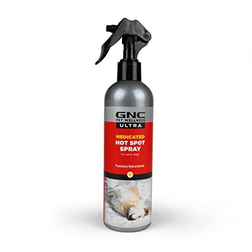 GNC ULTRA MEDICATED HOT SPOT SPRAY 12OZ UNSCENTED MEDICATED SPRAY FOR DOGS WITH HOT SPOT