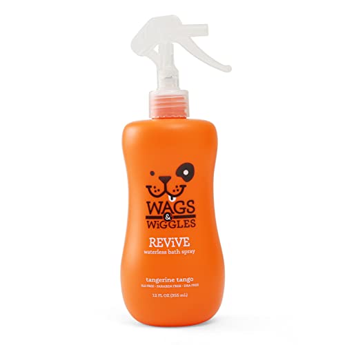 WAGS & WIGGLES REVIVE WATERLESS BATH SPRAY FOR DOGS WATERLESS DOG