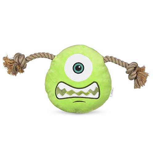 DISNEY AND PIXARS MONSTERS, INC. MIKE 9 ROPE HEAD TOY FOR DOGS MIKE