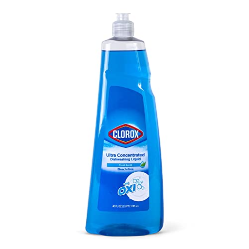 CLOROX LIQUID DISH SOAP WITH OXI IN FRESH SCENT, 40 FL OZ BLEACHFREE