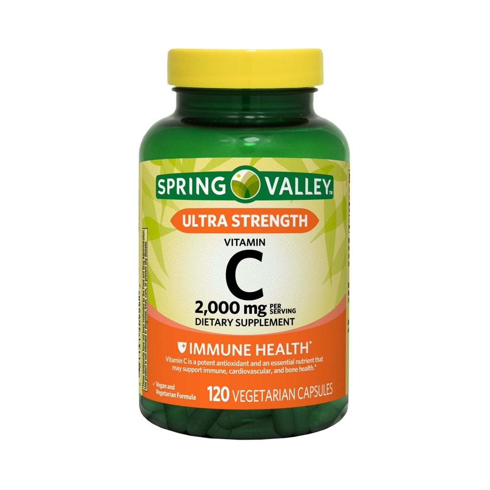ULTRA STRENGTH VITAMIN C CAPSULES DIETARY SUPPLEMENT; 2000 MG; 120